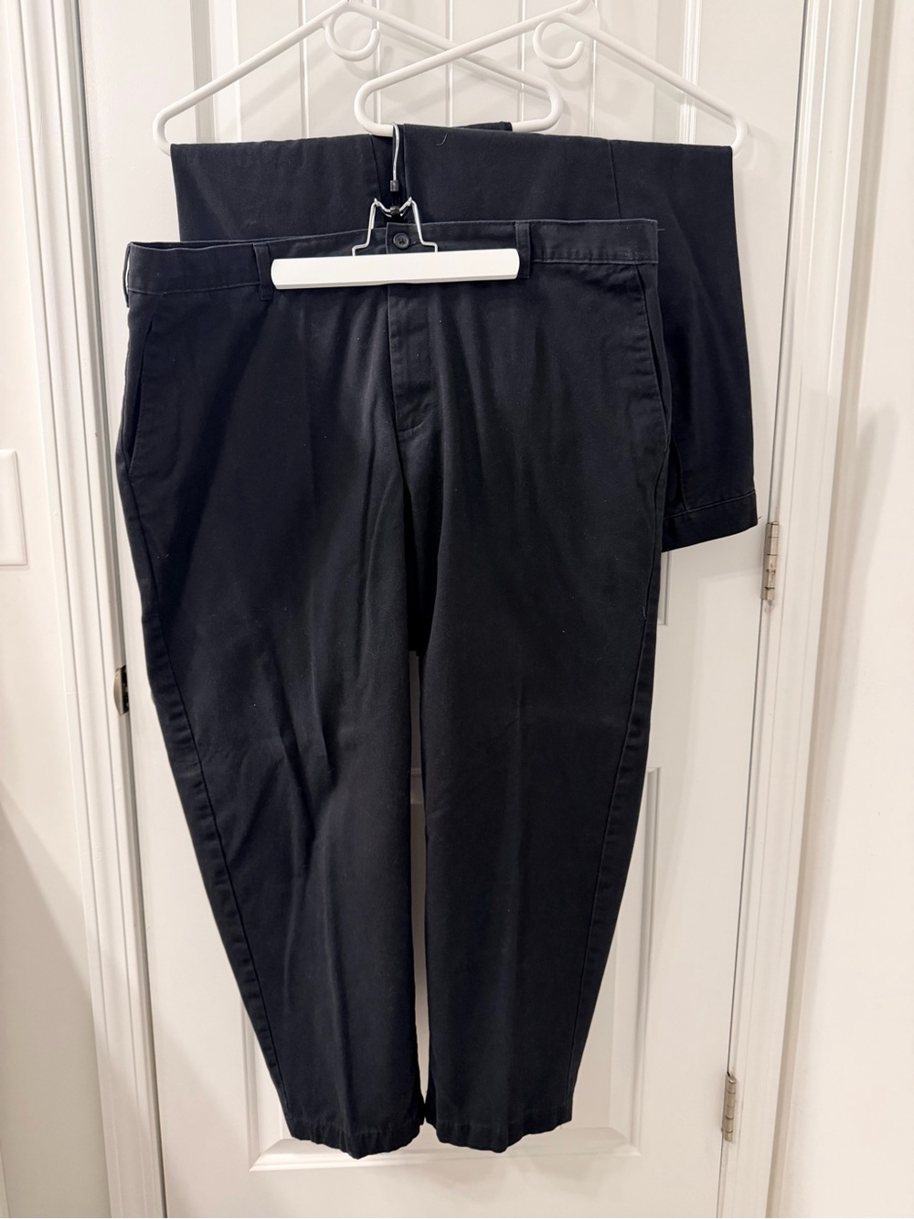 Qty 3 -44x30 Men's Black Casual Pants - Classic Straight Fit